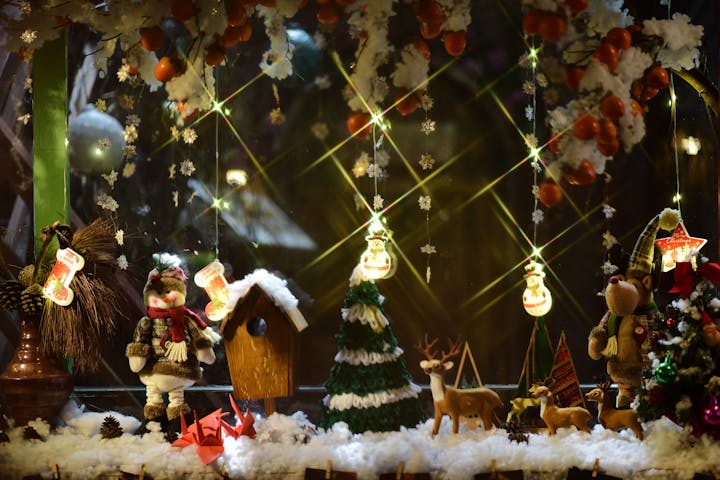 sapin et décorations noel