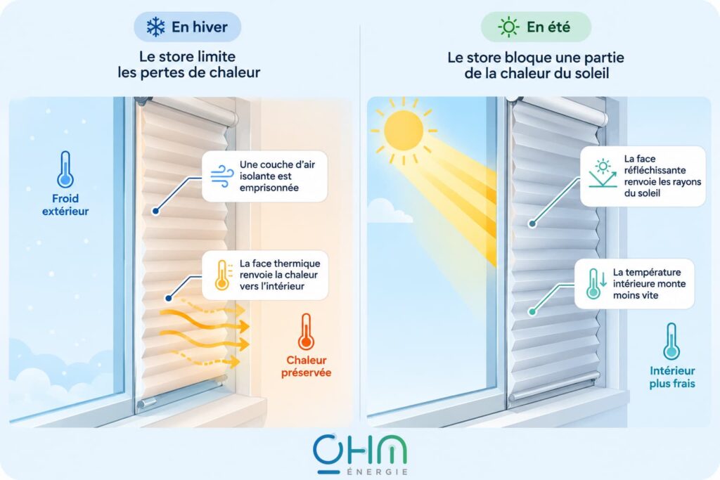 Store isolant thermique 